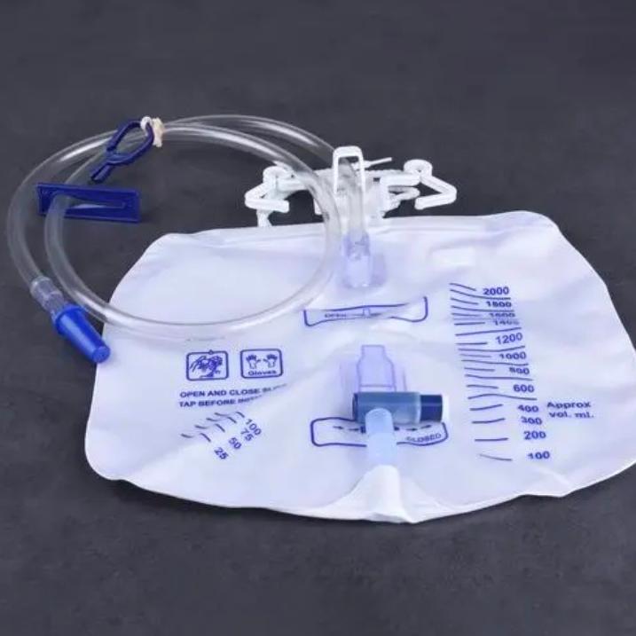 urine bag 2000ml for men and women collecting urine disposable medical urine drainage bag (3).jpg